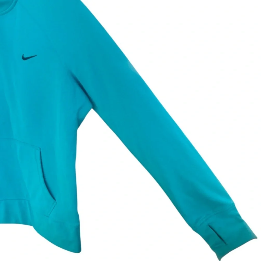 Nike Light Blue Therma- Fit Cowl Neck Hoodie Sweatshirt